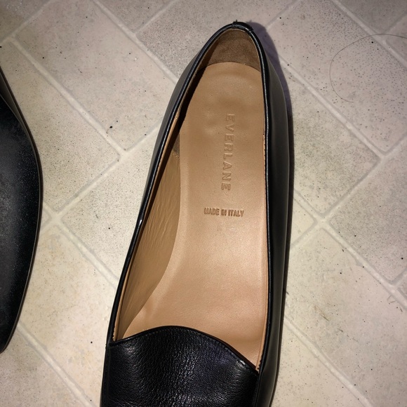 Everlane Italian Leather black Pointy Toe flats - Picture 5 of 6
